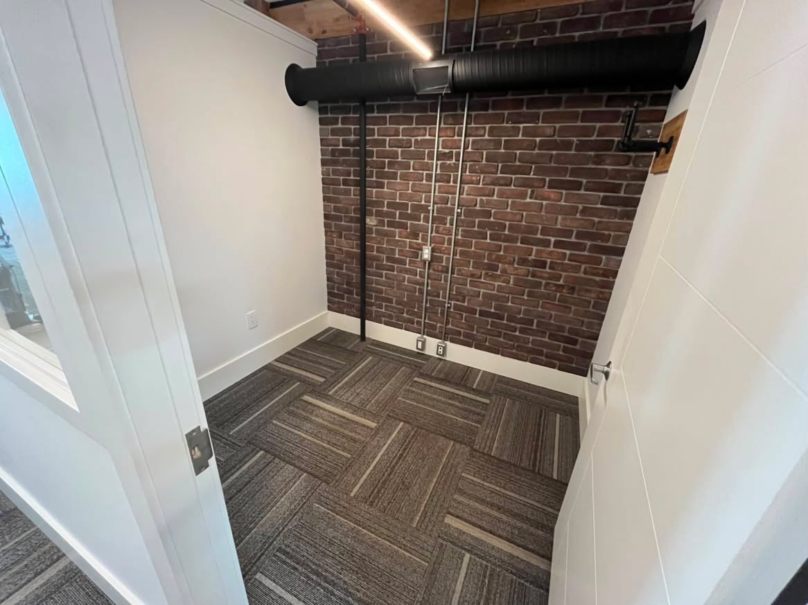 Empty office room after a commercial clean